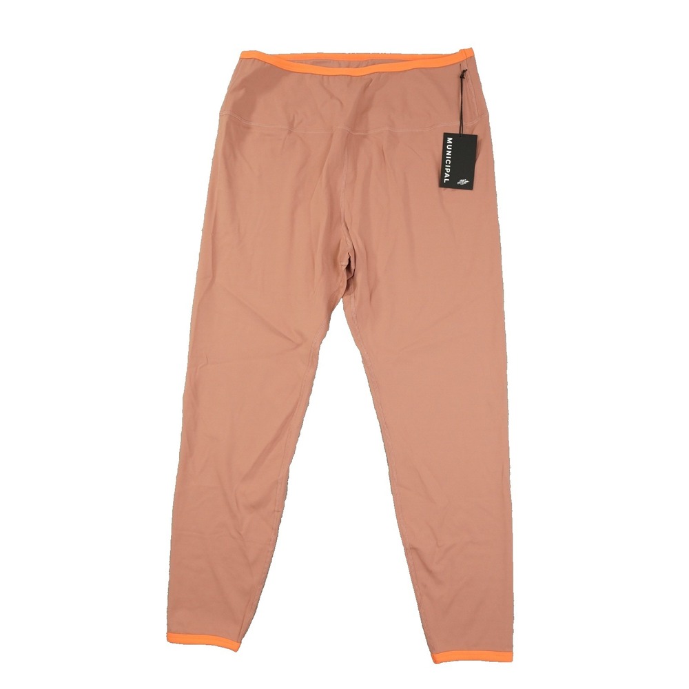 Municipal Women's XL Finals‎ Leggings Court Mauve Orange NWT Training Yoga Gym